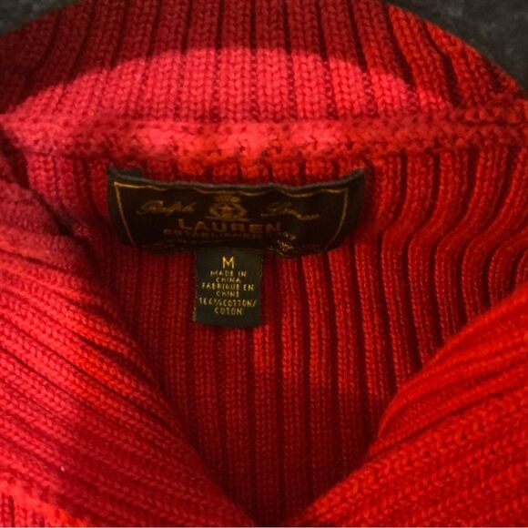 Ralph Lauren Women’s Knit Sweater Buckle Hardware 100%Cotton Size M - Picture 12 of 12